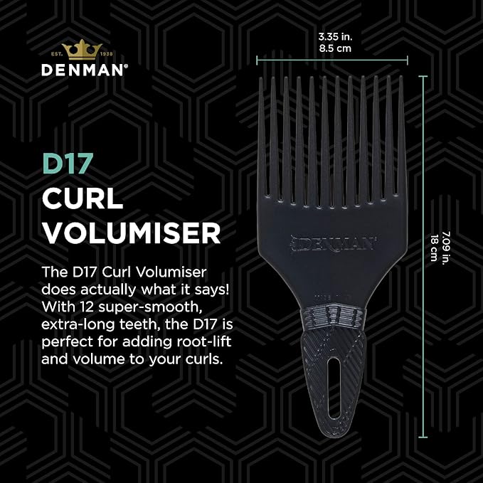 Denman Curl Volumizer Comb D17