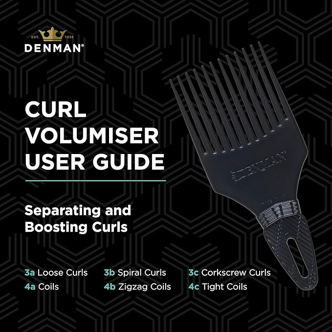 Denman Curl Volumizer Comb D17