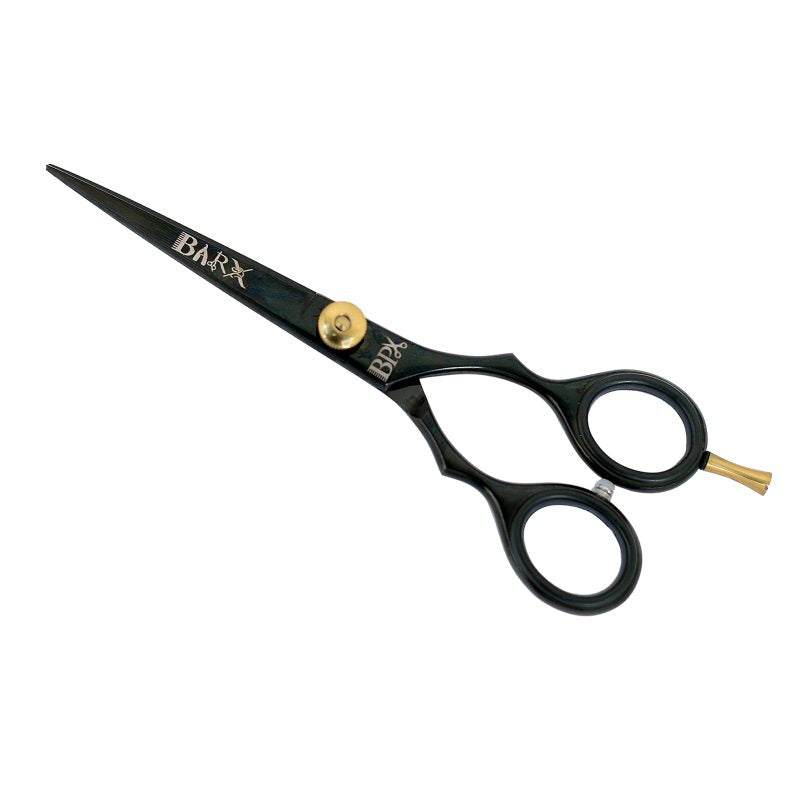Bar Pro X Barber Cutting Scissors 6.5" Black (Titanium Coated)