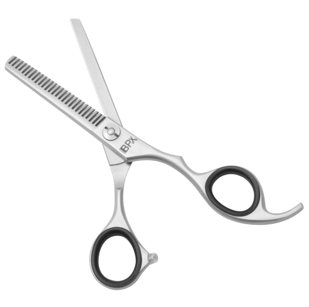 Bpx Pro Cutting Scissor 6.0” Inch Silver with Bar ProX Pro Thinning Shears 6.0" (DLC)
