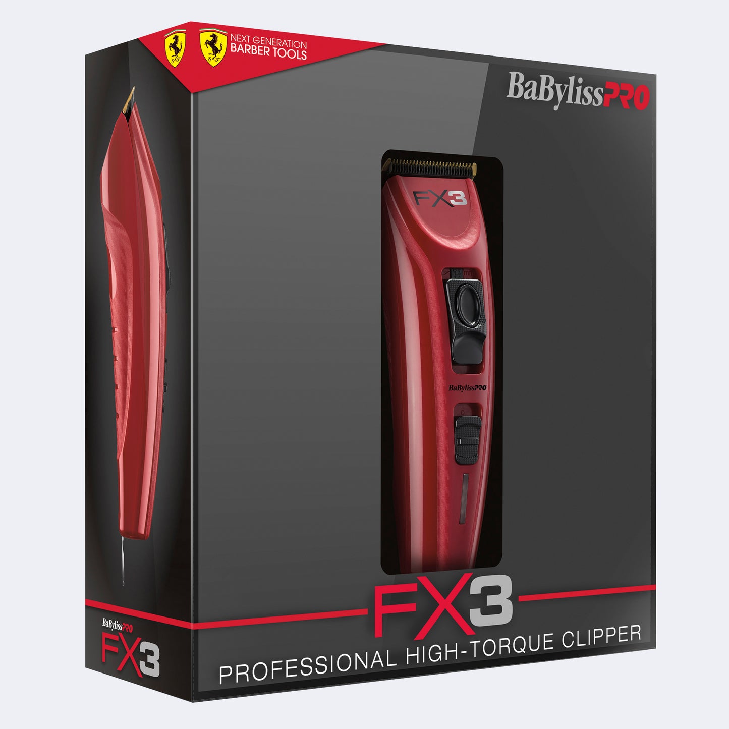 Babyliss Pro FX3 Professional High-Torque Clipper Red