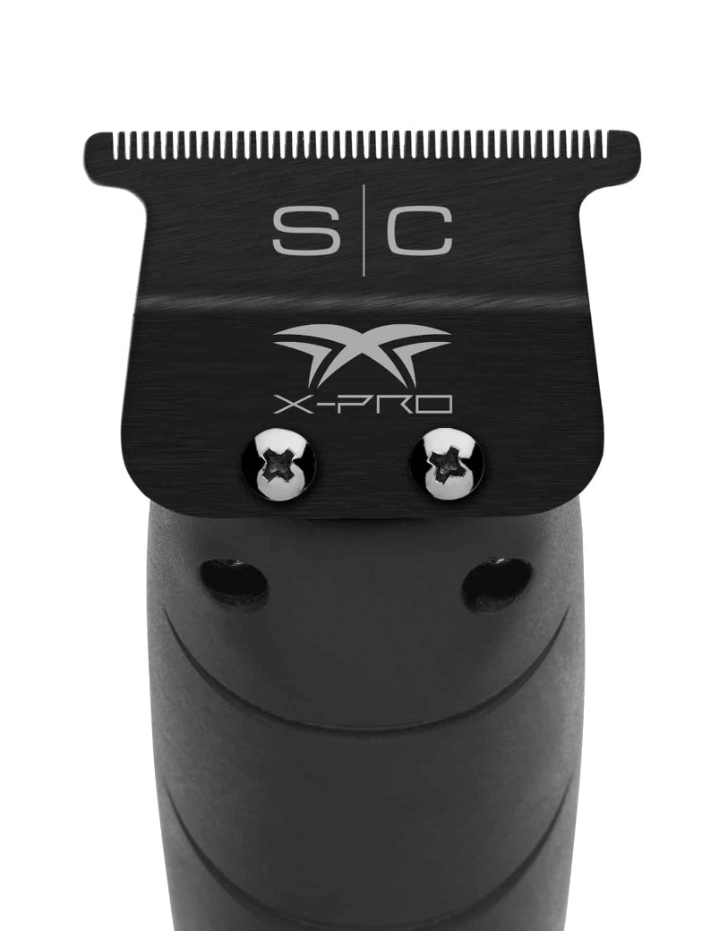 StyleCraft X-Pro Wide Black Diamond Fixed Blade with “The One” Cutter Trimmer Blade Set #SC536B