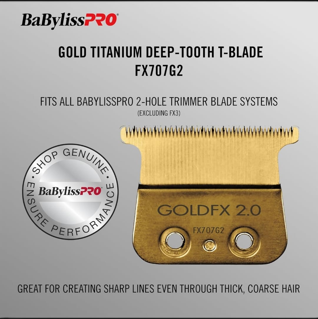 BaBylissPRO® Replacement Gold Titanium Deep-Tooth T-Blade