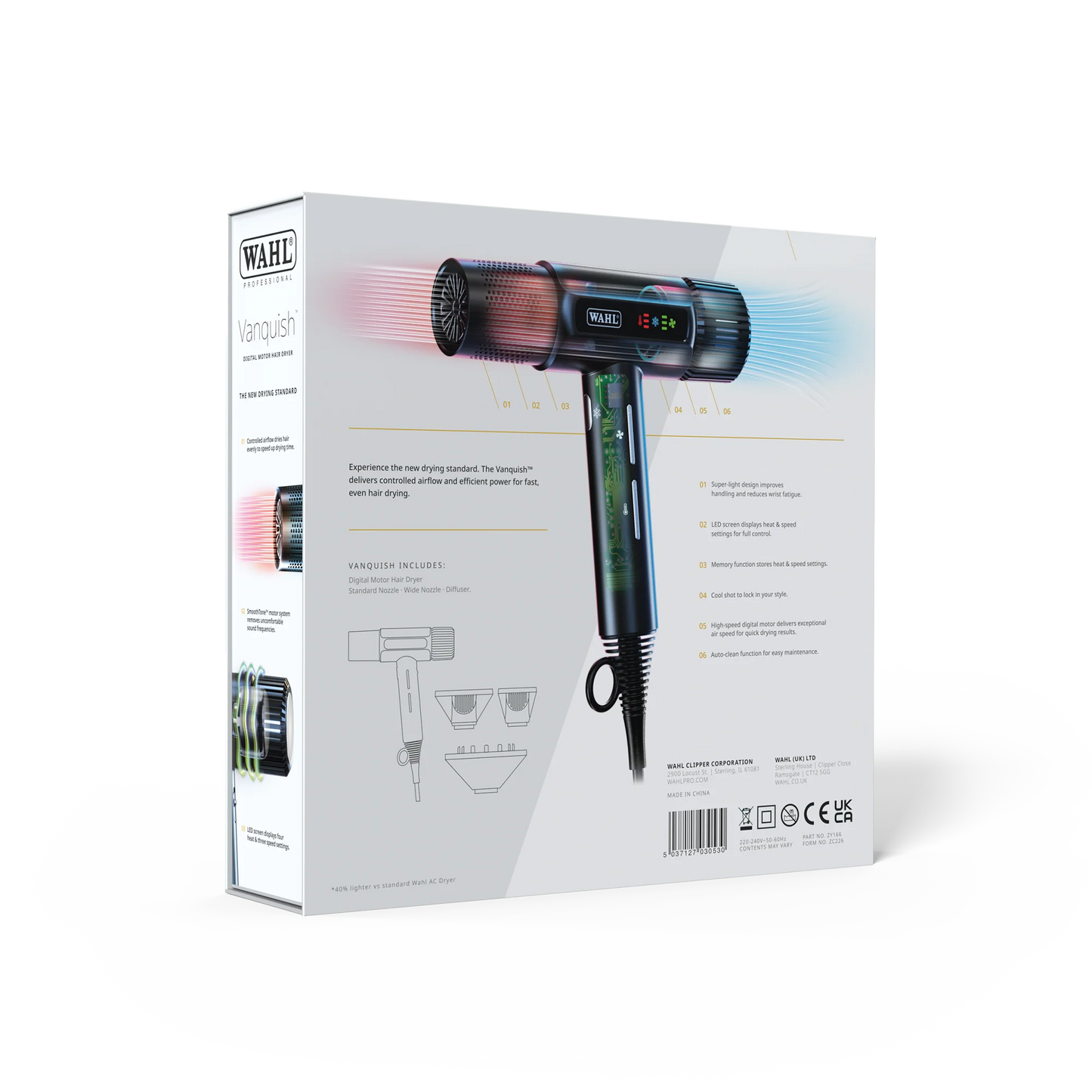 Wahl Vanquish Digital Motor Hair Dryer
