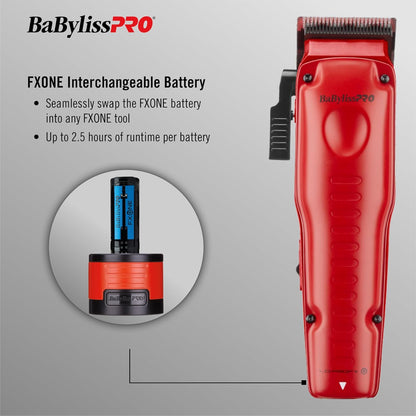 BaBylissPRO® FXONE™ Lo-ProFX Limited Edition Matte Red Clipper