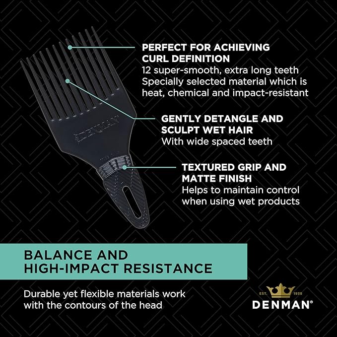 Denman Curl Volumizer Comb D17