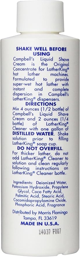 Lather King Shave Cream 8OZ