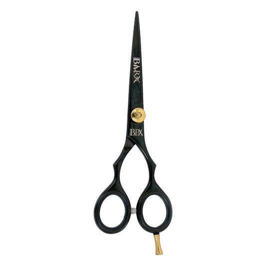 Bar Pro X Barber Cutting Scissors 6.5" Black (Titanium Coated)