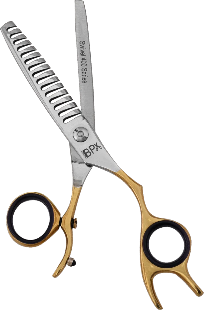 Bar Pro X K4T Thinning Shears Golden and Steel 7"