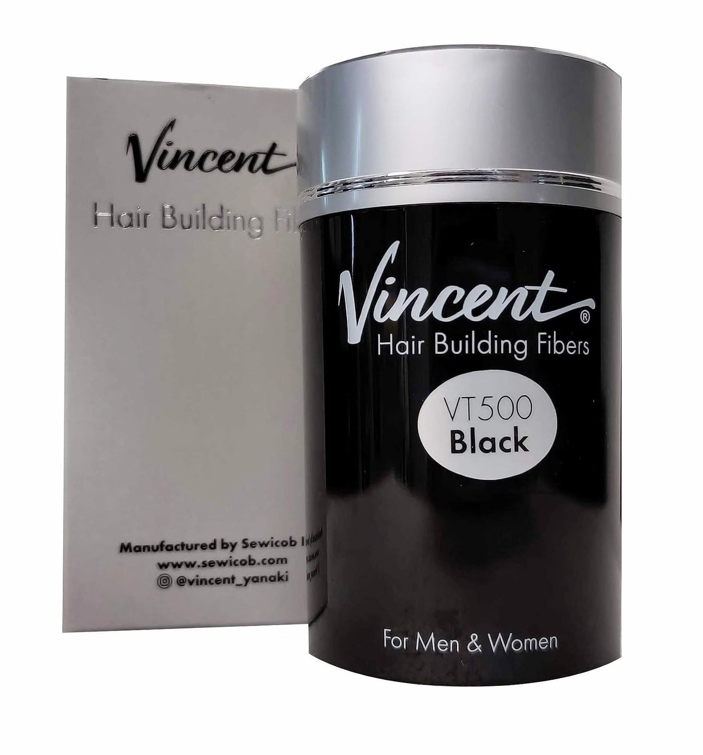 Vincent hair building fiber Black VT500