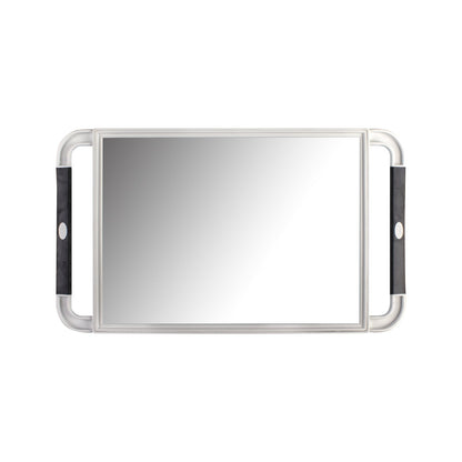 JRL Large Hand Held Mirror White