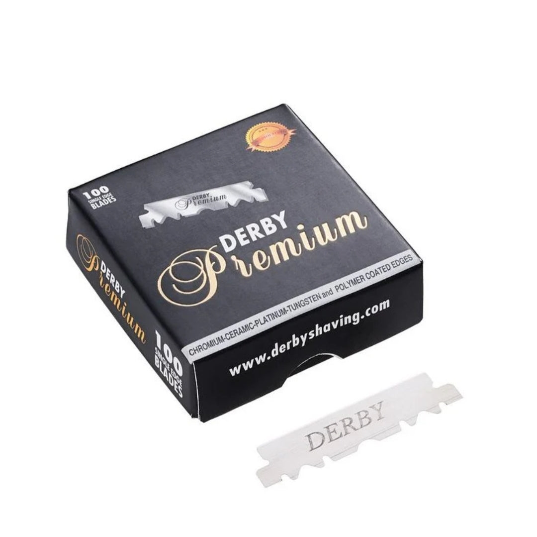 100 Count Derby Premium Single Edge Razor Blades