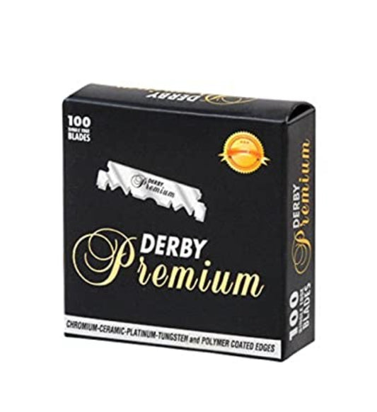 100 Count Derby Premium Single Edge Razor Blades