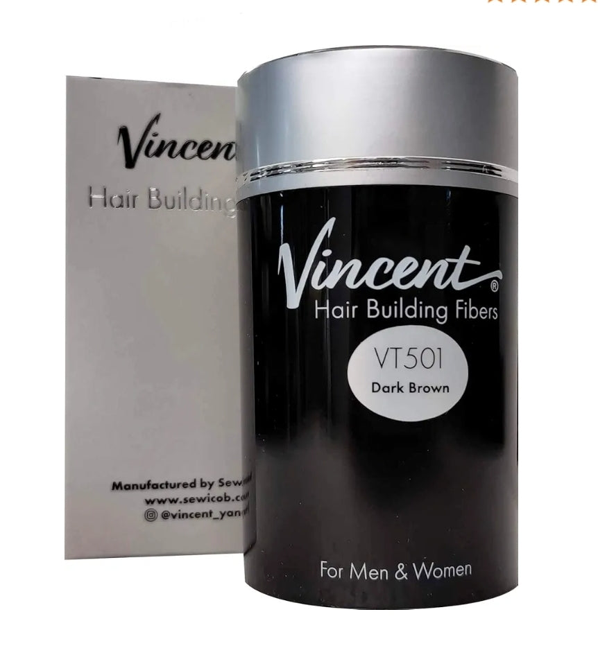 Vincent Hair Building Fiber Dark Brown VT501