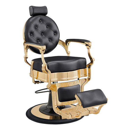 Barber Chair Gold & Black