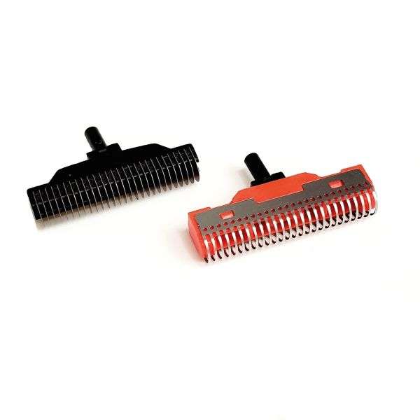 REPLACEMENT SET OF 2 CUTTERS (1 RED FORGED & 1 BLACK CRUNCHY) FOR THE UNO SHAVER