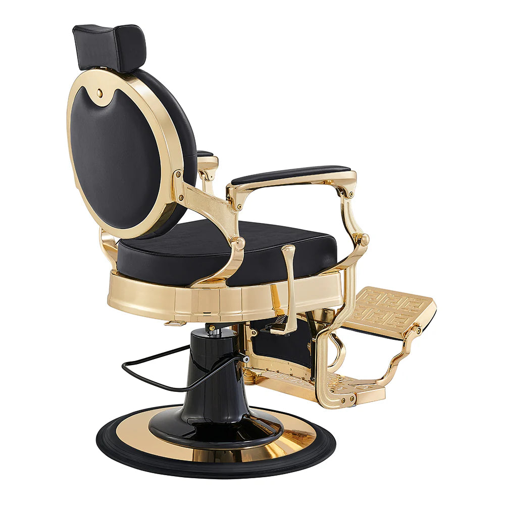 Barber Chair Gold & Black