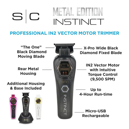 INSTINCT METAL TRIMMER - PROFESSIONAL IN2 VECTOR MOTOR WITH INTUITIVE TORQUE CONTROL