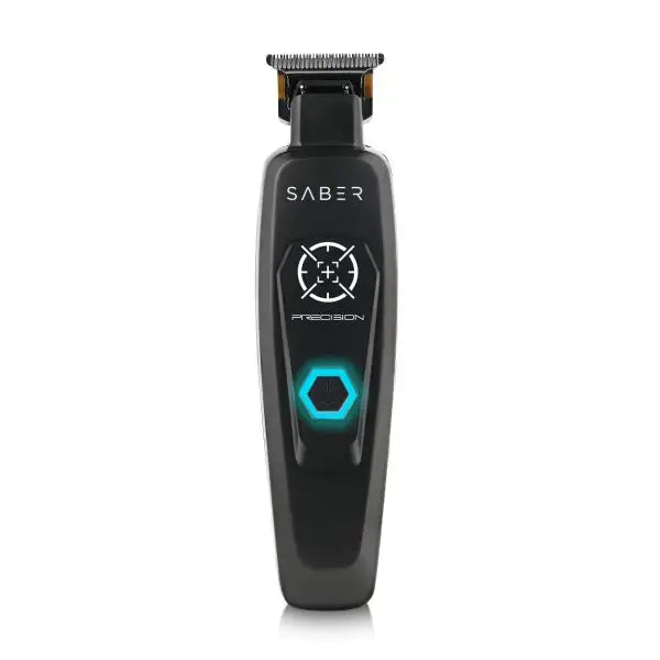 PRECISION SABER - FULL METAL BODY DIGITAL BRUSHLESS MOTOR CORDLESS HAIR TRIMMER - BLACK