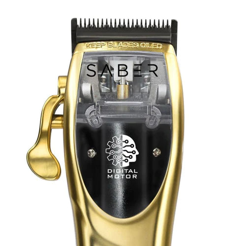 S|C Saber Cordless Digital Brushless Motor Metal Gold Clipper