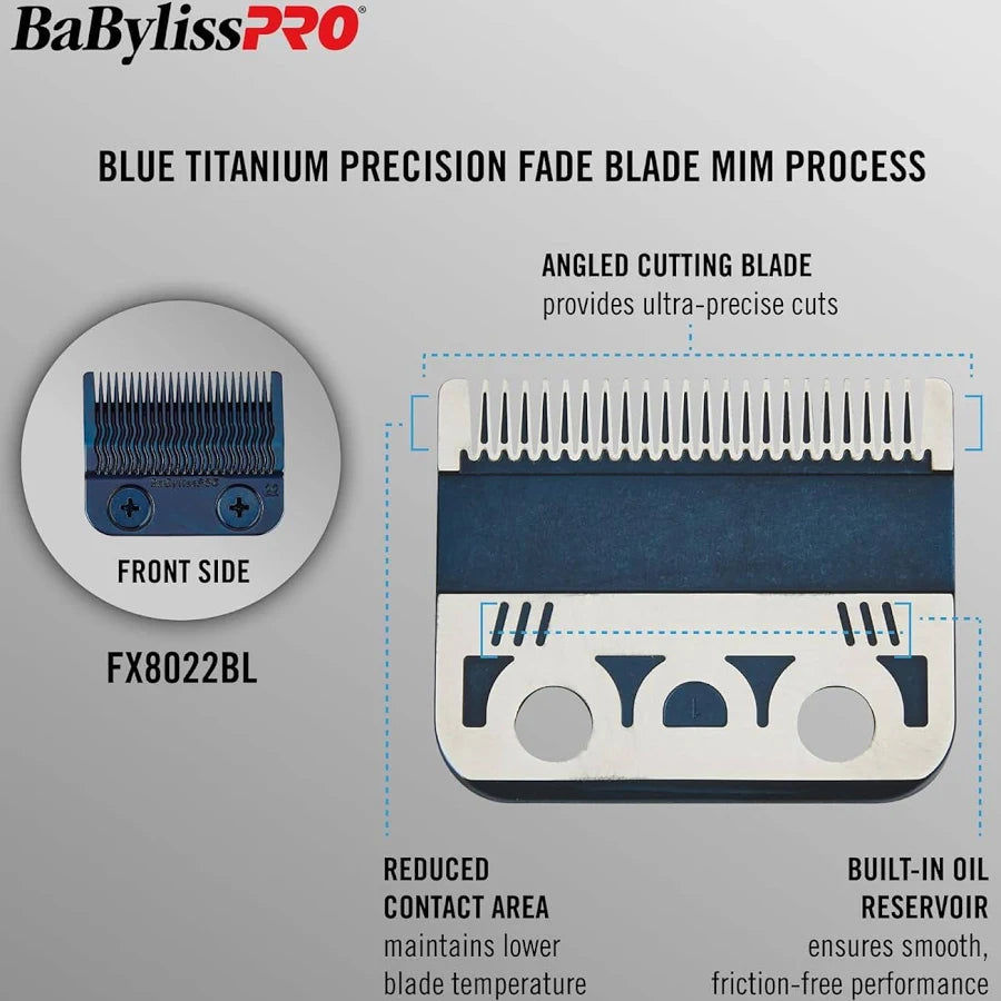 Babyliss Pro Precision Fade Blade Metal Injection Molding (MIM) Titanium